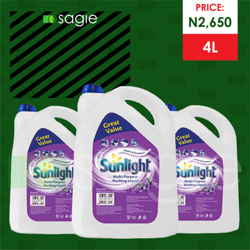 Sunlight Dishwashing Liquid - [4L]