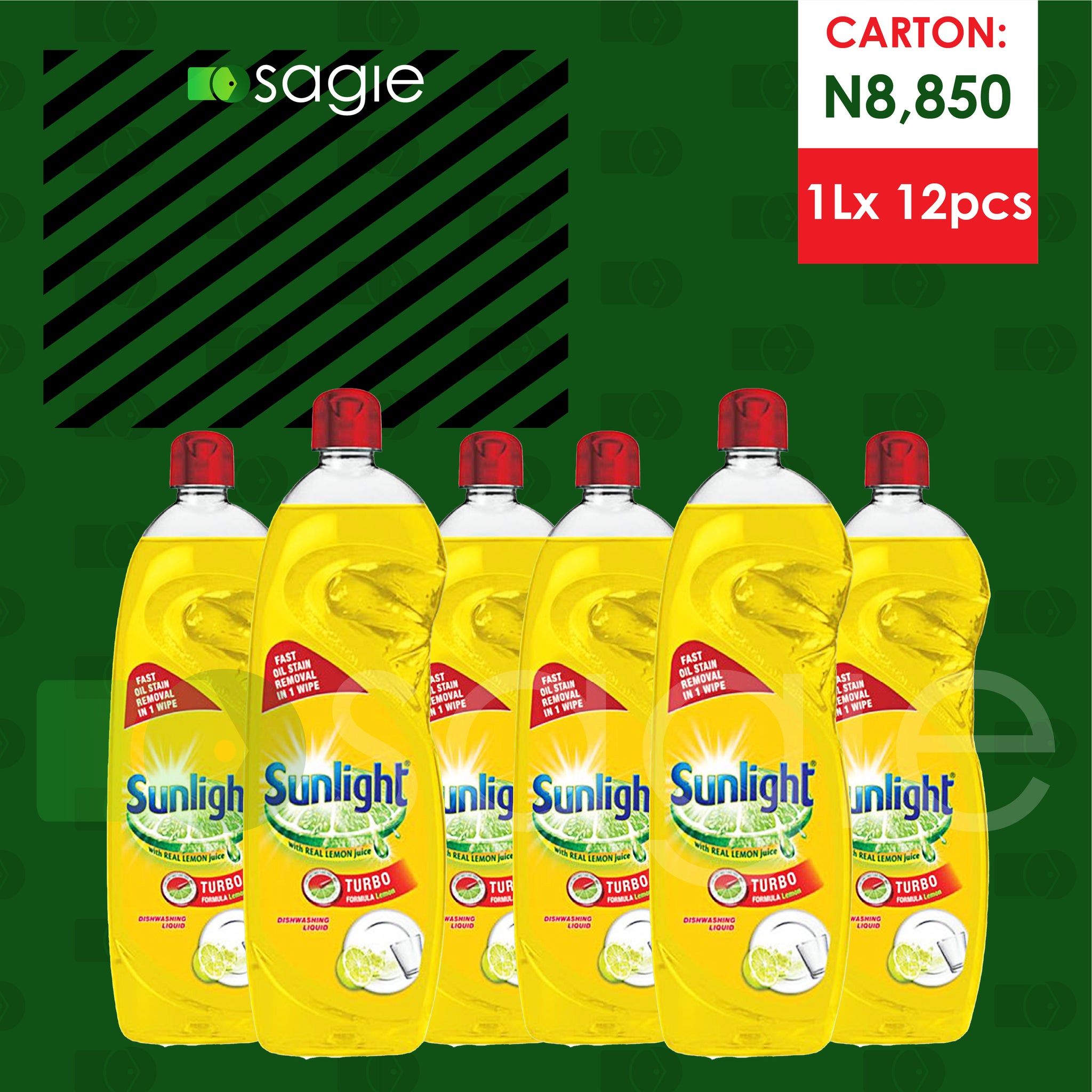 Sunlight Dishwasher Liquid [1 Carton]